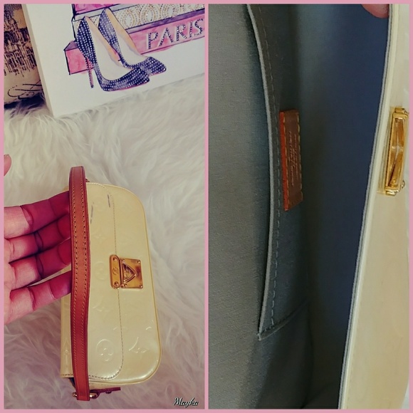 sale🎄authentic Louis vuitton malibu vernis Small used fair condition - Picture 7 of 9